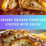 Chicken Parmesan Stuffed with Cream Cheese Recipe