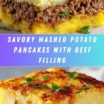 Mashed Potato Pancakes with Ground Beef Filling Recipe