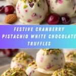 Cranberry Pistachio White Chocolate Truffles Recipe
