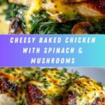 Baked Chicken with Spinach and Mushrooms Recipe