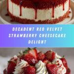 Red Velvet Strawberry Cheesecake Recipe