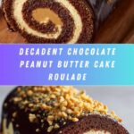 Chocolate Peanut Butter Cake Roulade Recipe