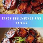 One-Pan Sweet & Tangy BBQ Sausage Rice Recipe