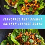 Thai Peanut Chicken Lettuce Boats Recipe
