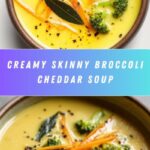 Skinny Broccoli Cheddar Soup Recipe