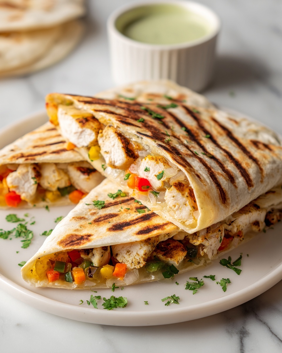 Chicken Fajita Burrito Recipe - Recipe Image