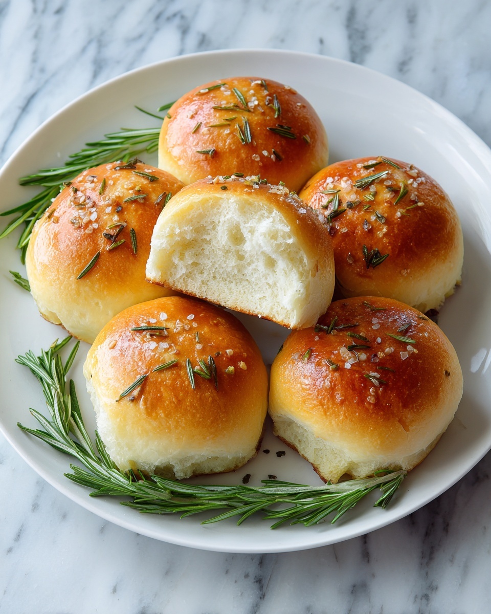 Grandma’s Rosemary Dinner Rolls Recipe - Recipe Image
