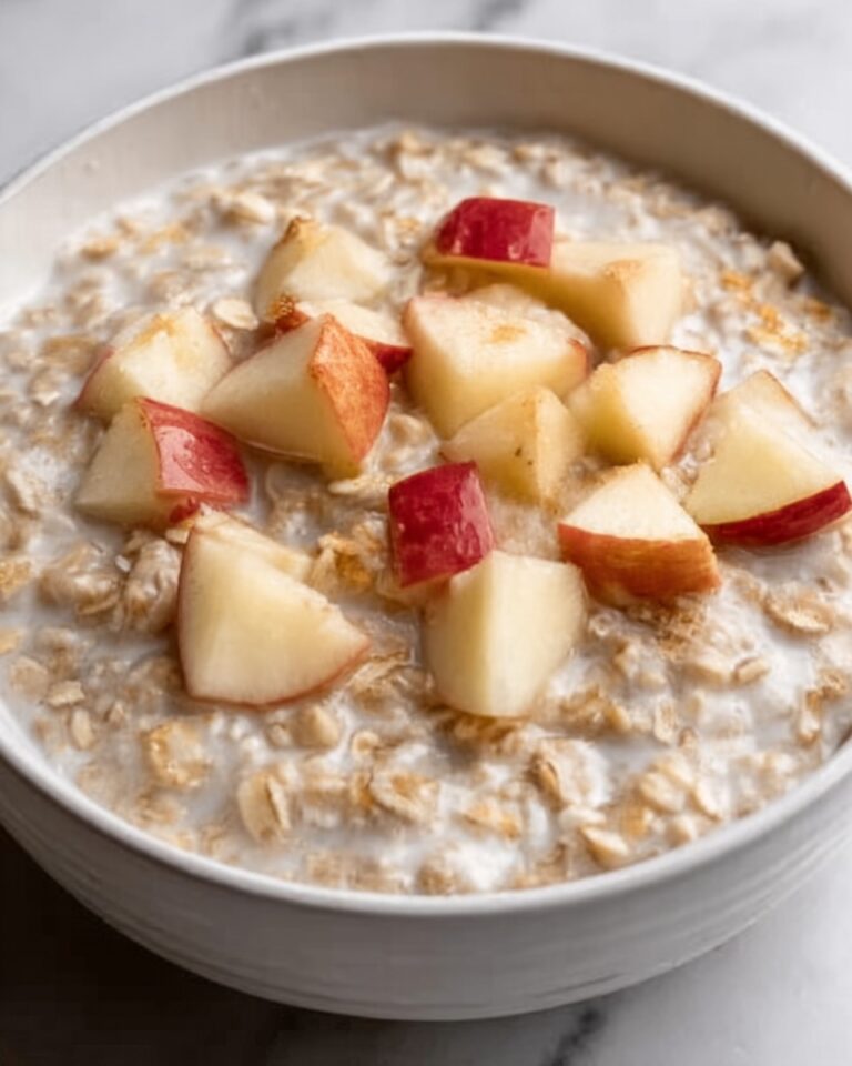 Creamy Overnight Applesauce Oats Recipe