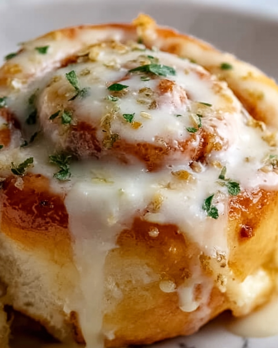 Savory Breakfast Rolls Drizzled With Béarnaise Recipe - Recipe Image