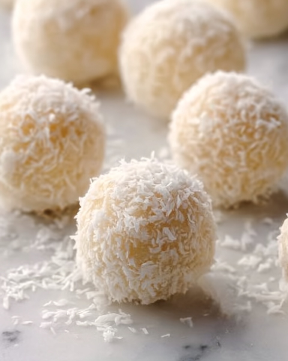 Snowballs Coconut Fudge Truffles Recipe - Recipe Image