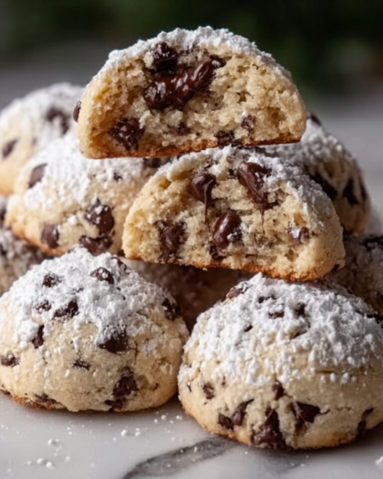 Peanut Butter Chocolate Chip Snowball Cookies Recipe