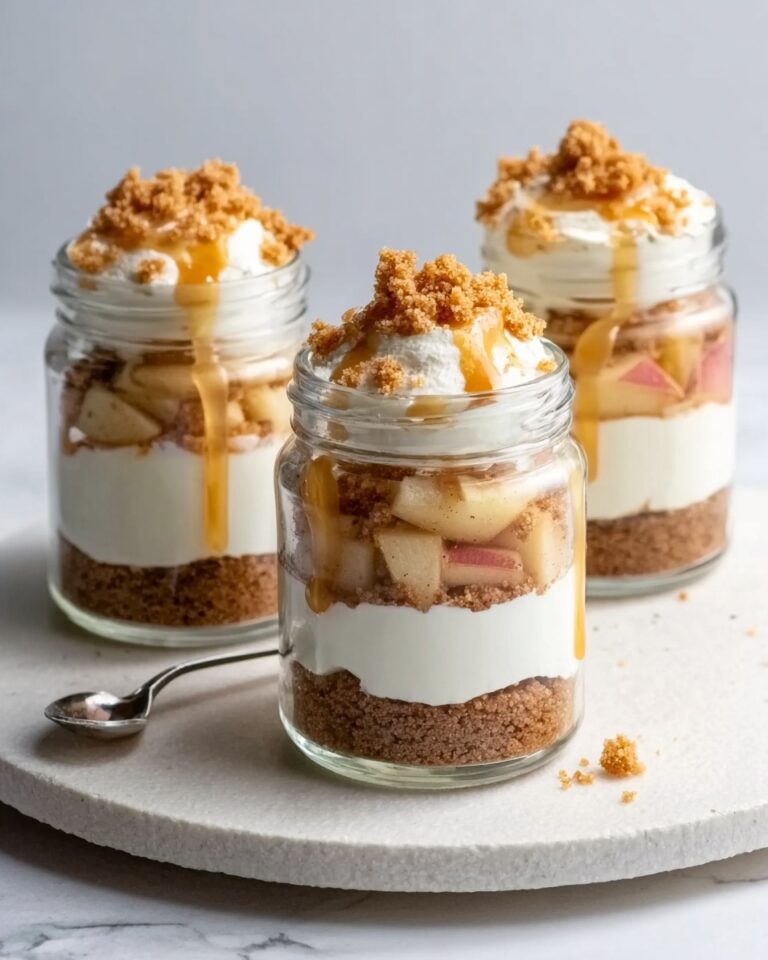 No-Bake Apple Cheesecake Jars Recipe
