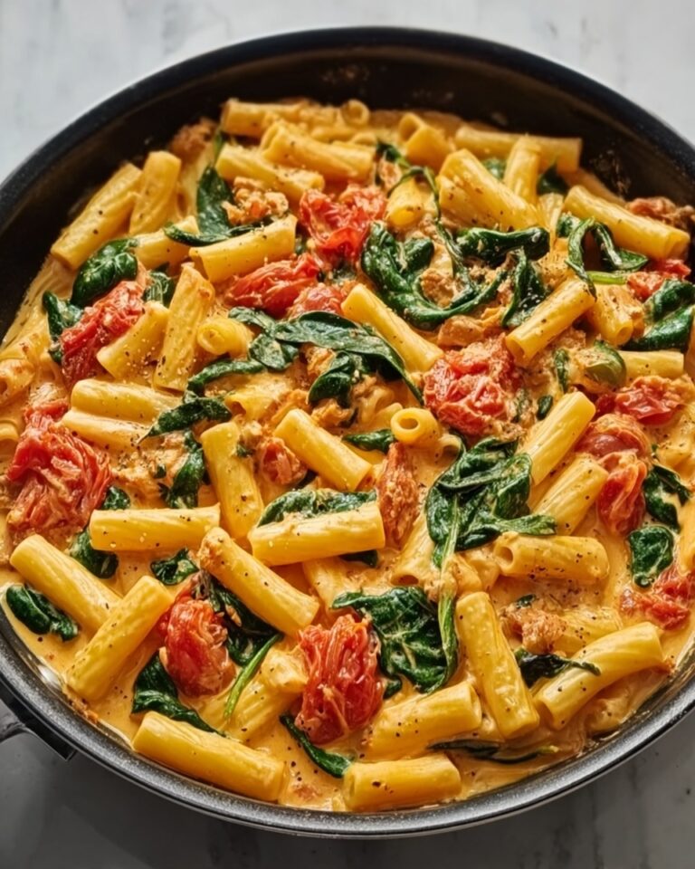Creamy Spinach and Sun-Dried Tomato Pasta Recipe