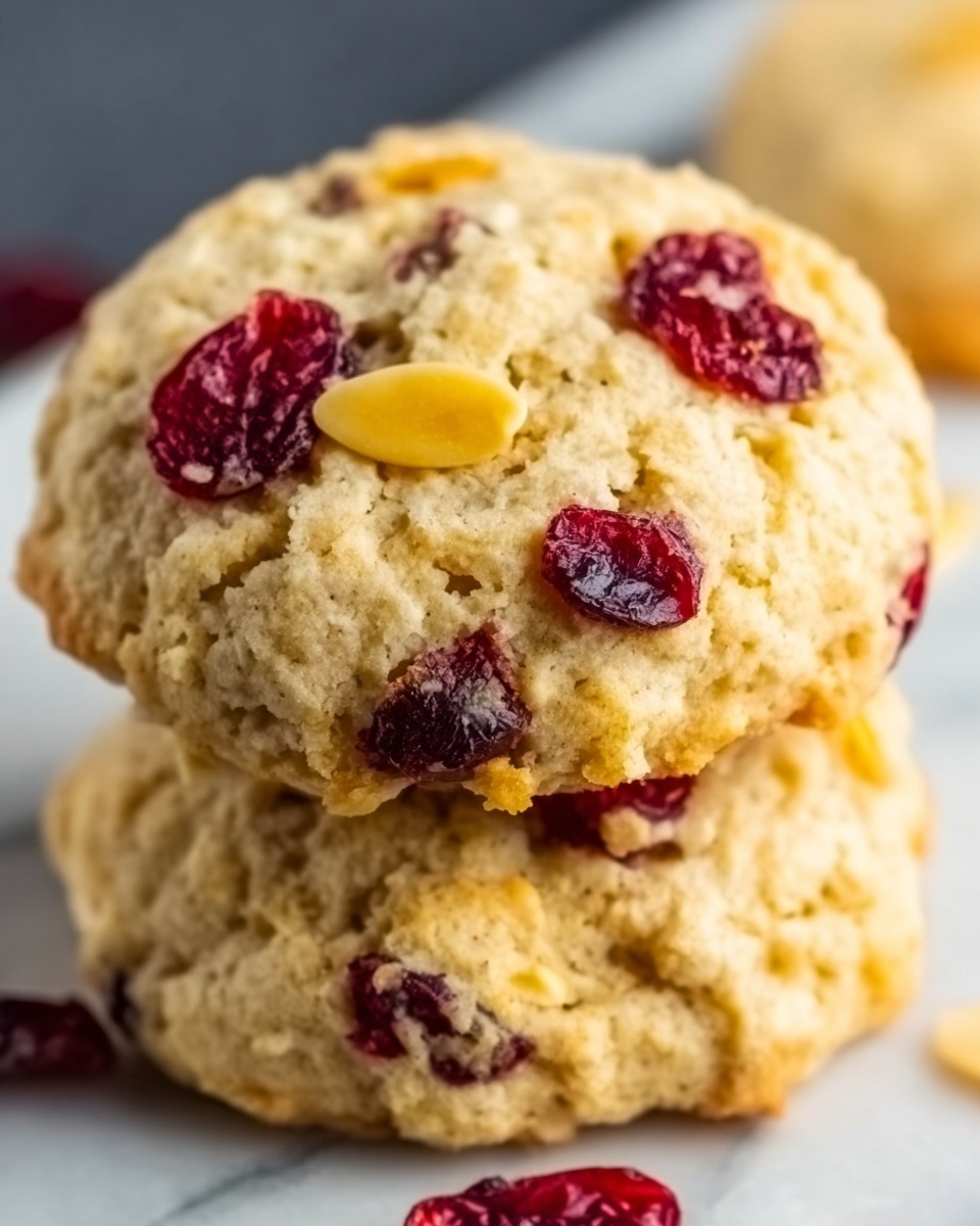 Gluten-Free Almond Flour Cookies with Cranberries and Maple Syrup Recipe - Recipe Image