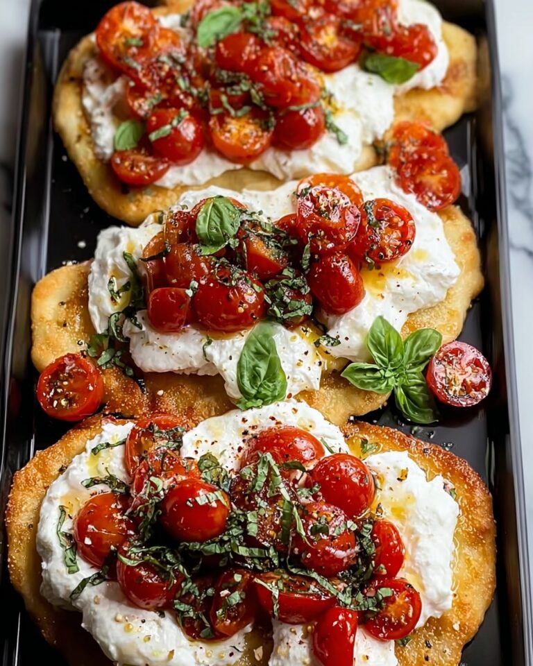 Italian Basil Chicken Cutlets with Tomato and Burrata Topping Recipe