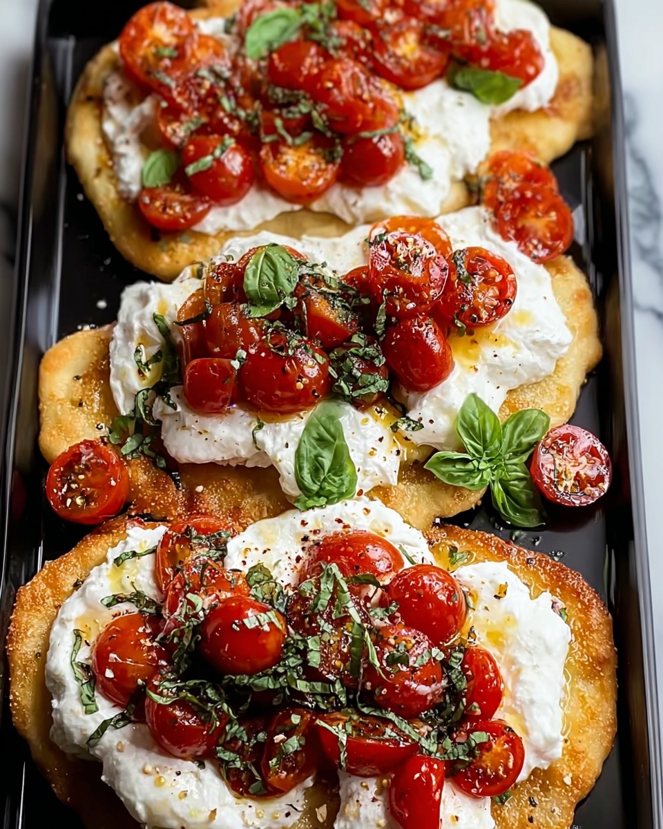 Italian Basil Chicken Cutlets with Tomato and Burrata Topping Recipe - Recipe Image