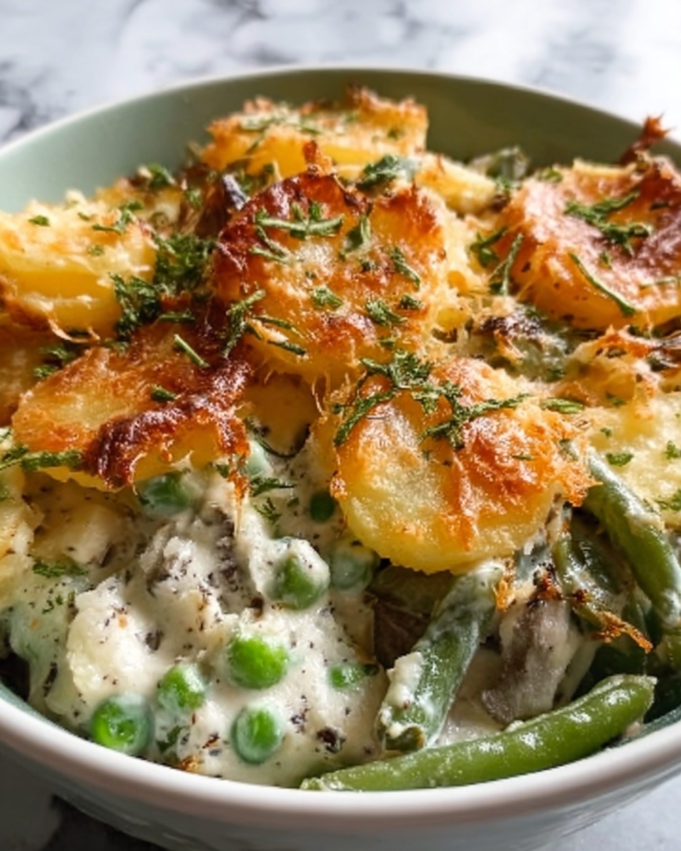 Green Bean and Potato Casserole Recipe - Recipe Image
