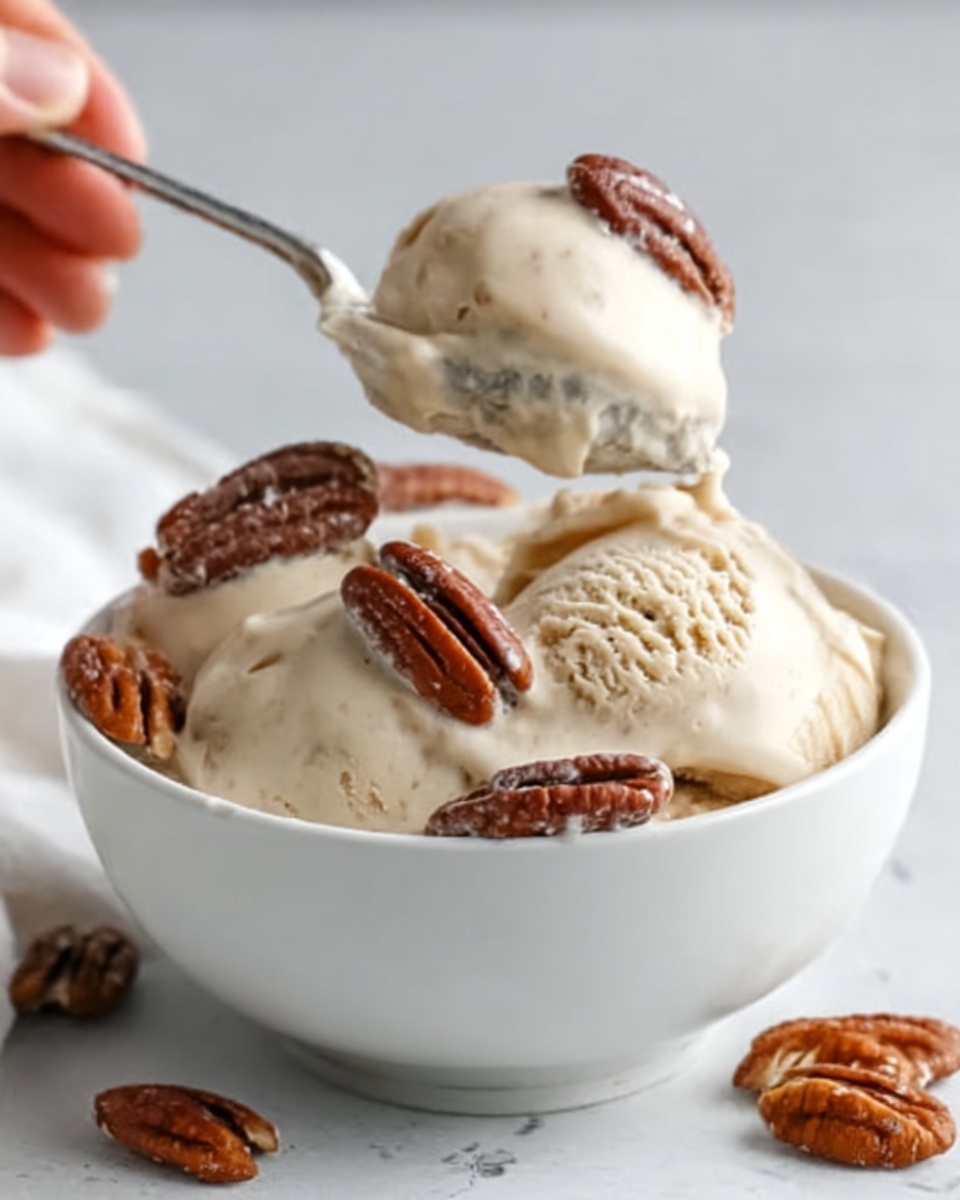 Homemade Butter Pecan Ice Cream Recipe - Recipe Image