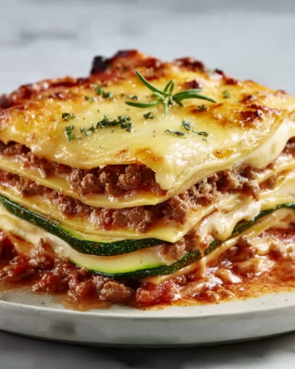 Zucchini Noodle Lasagna Recipe - Recipe Image