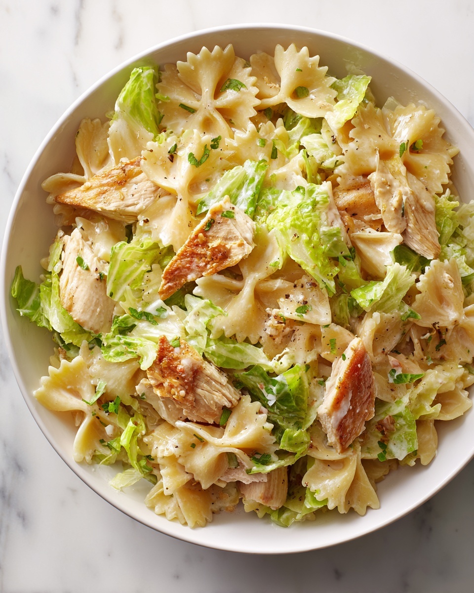 Chicken Caesar Pasta Salad Recipe - Recipe Image