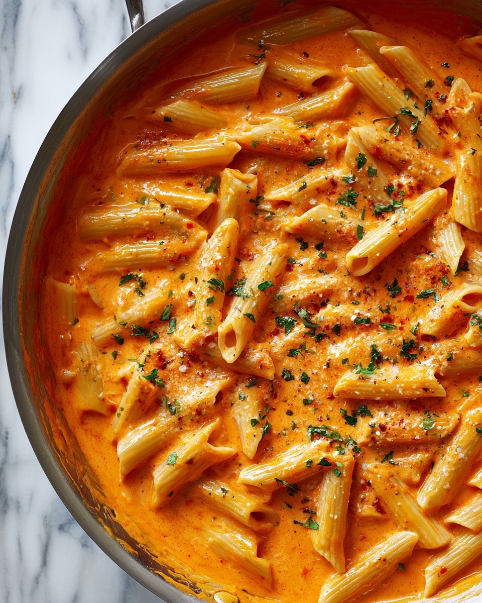 Buffalo Chicken Alfredo Penne Recipe - Recipe Image