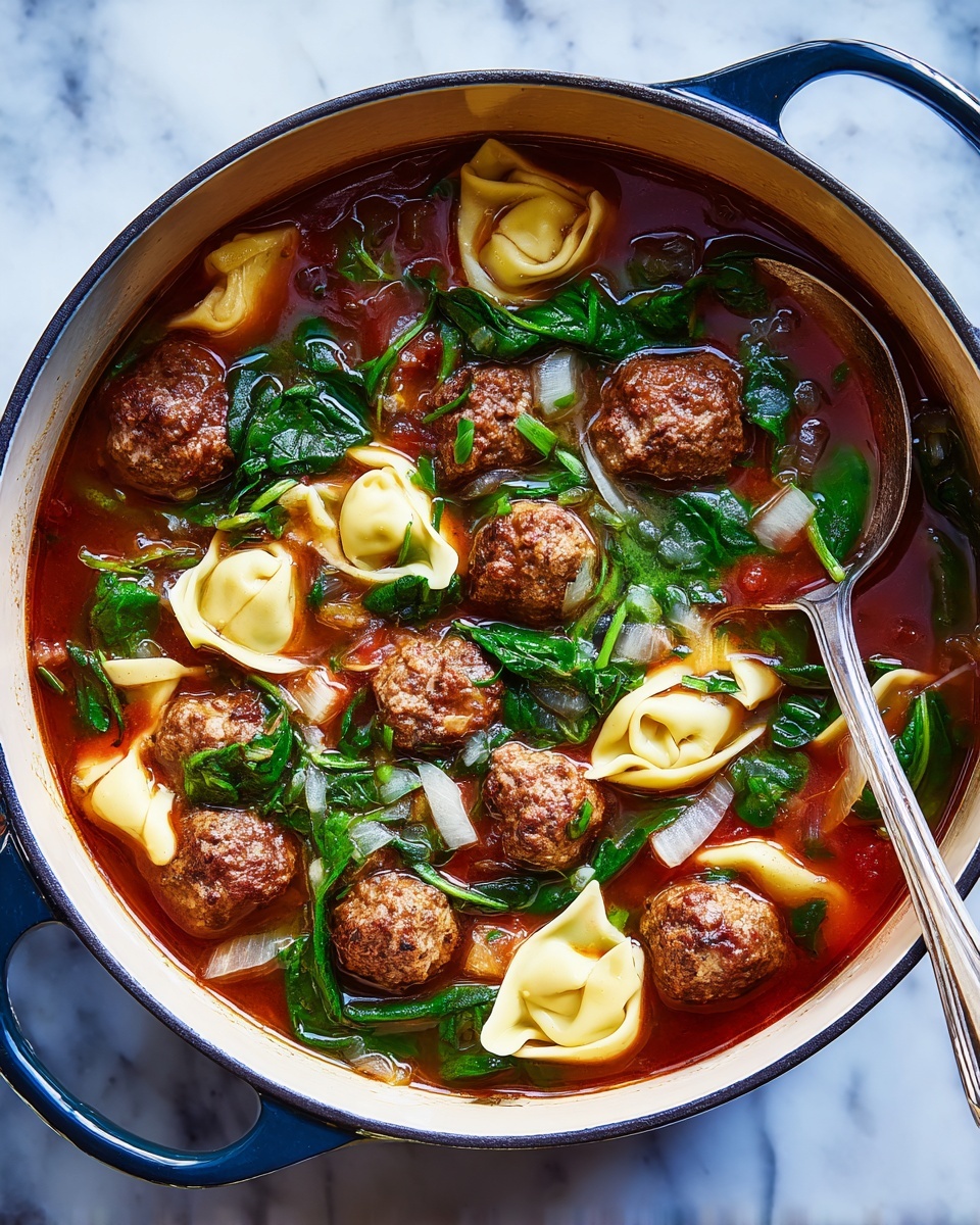 Meatball and Tortellini Soup Recipe - Recipe Image