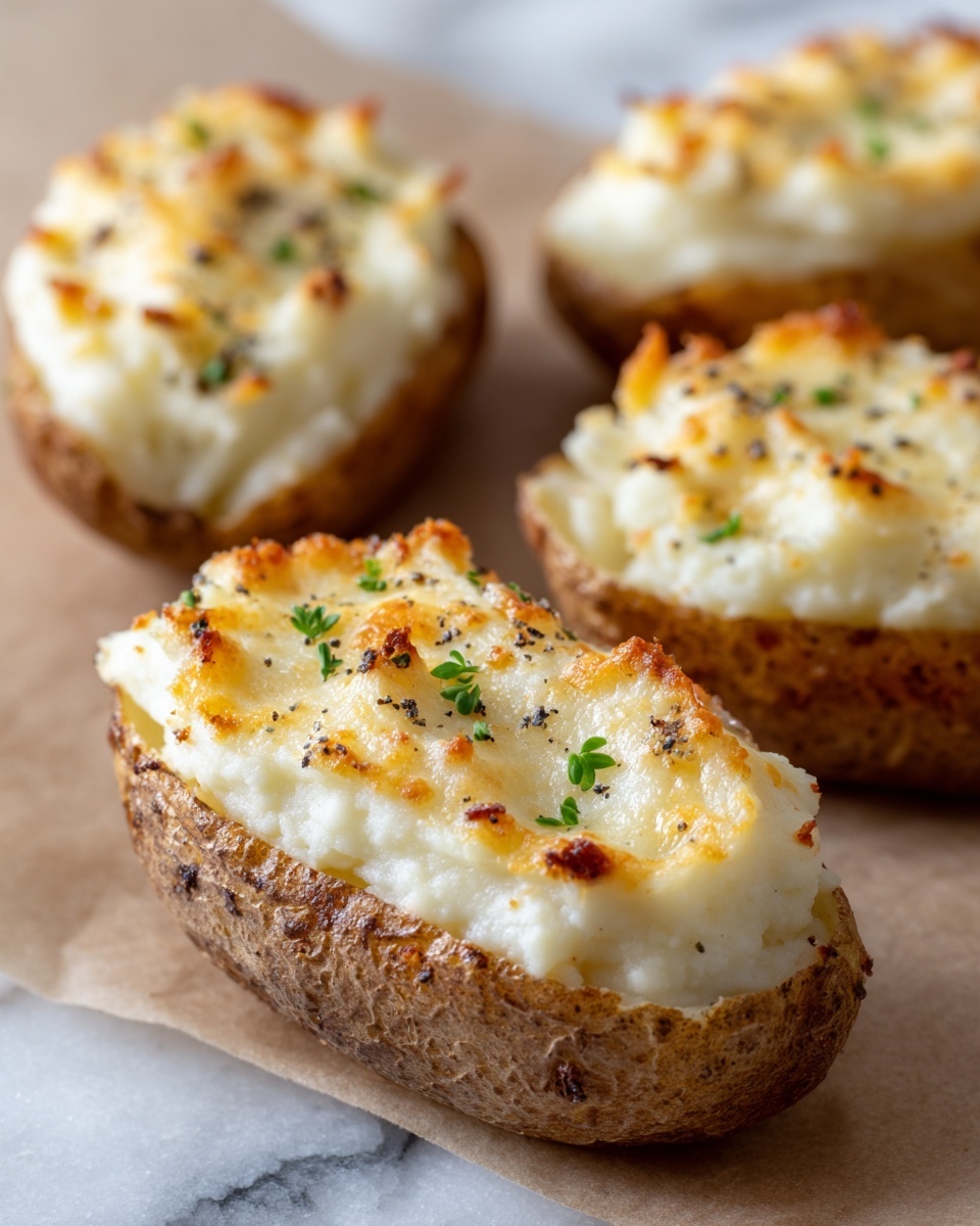 Parmesan Baked Potatoes Recipe - Recipe Image