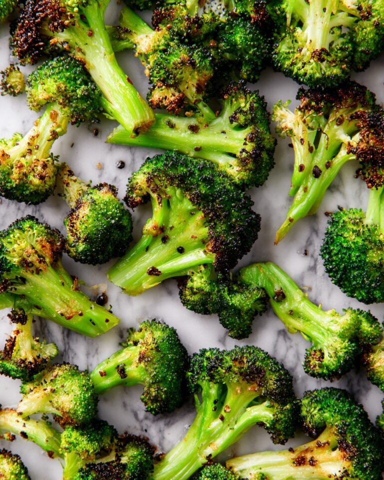 Roasted Broccoli with Garlic and Parmesan Recipe