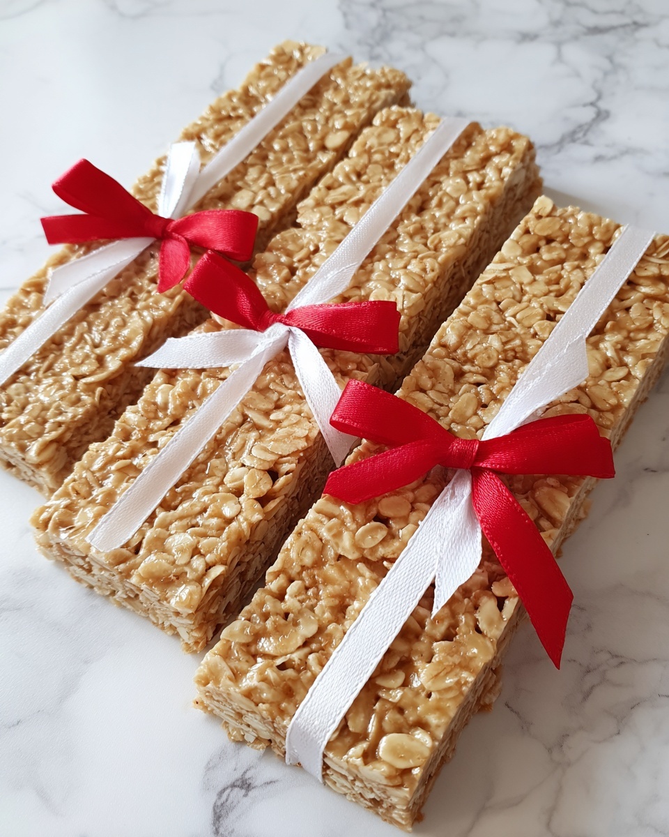 Easiest Microwave Chewy Peanut Butter Granola Bars Recipe - Recipe Image
