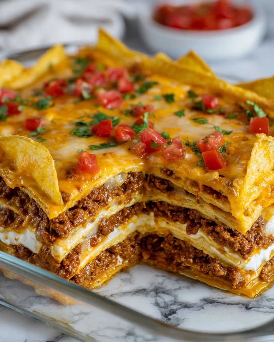 Walking Taco Casserole Recipe - Recipe Image
