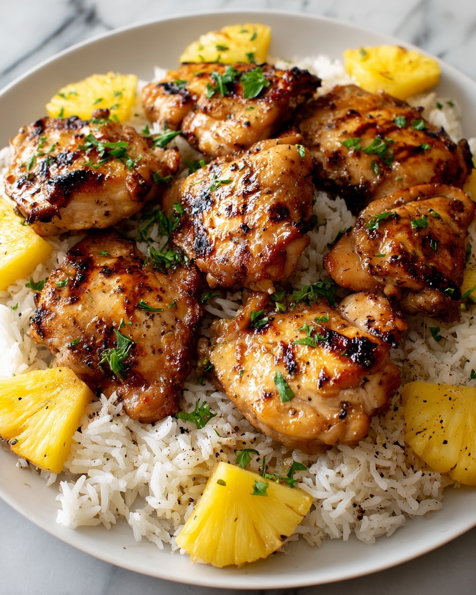 Pineapple Chicken and Rice Recipe - Recipe Image