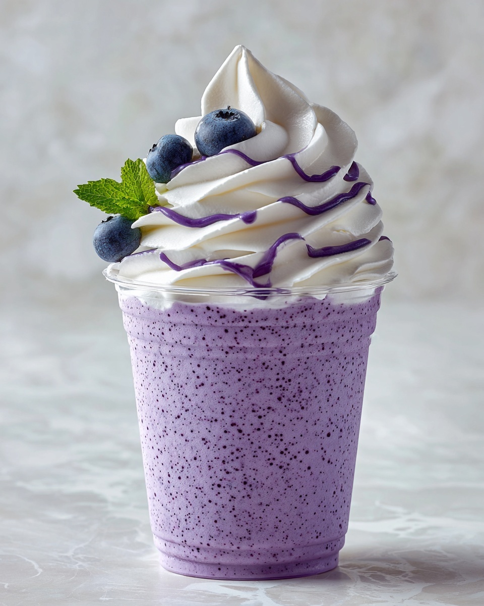 Pineapple Blueberry Frappuccino Recipe - Recipe Image