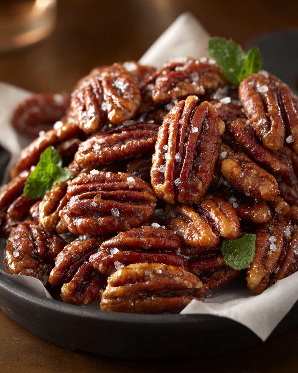 Salted Caramel Pecans Recipe - Recipe Image