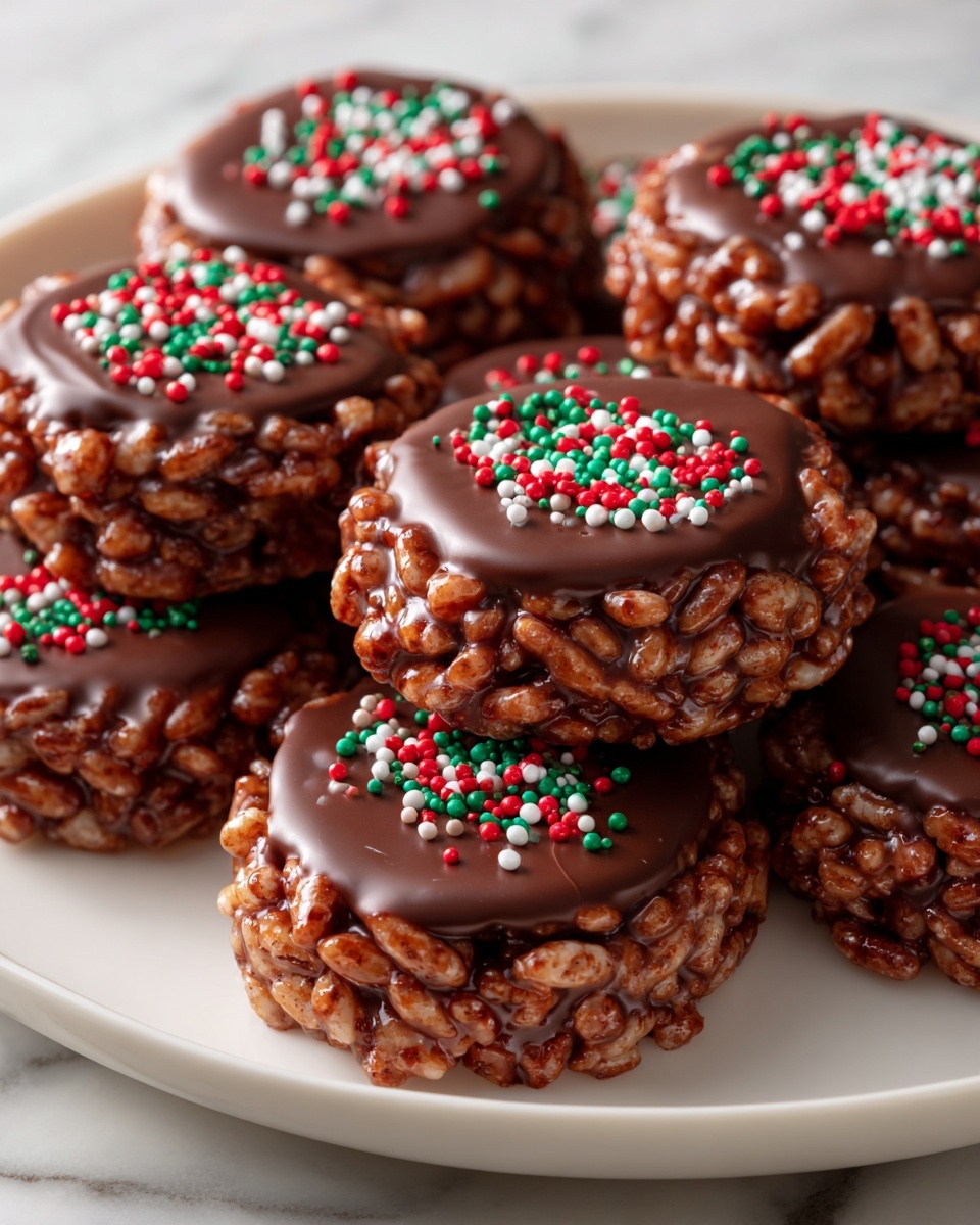 Rice Krispie Christmas Puddings Recipe - Recipe Image