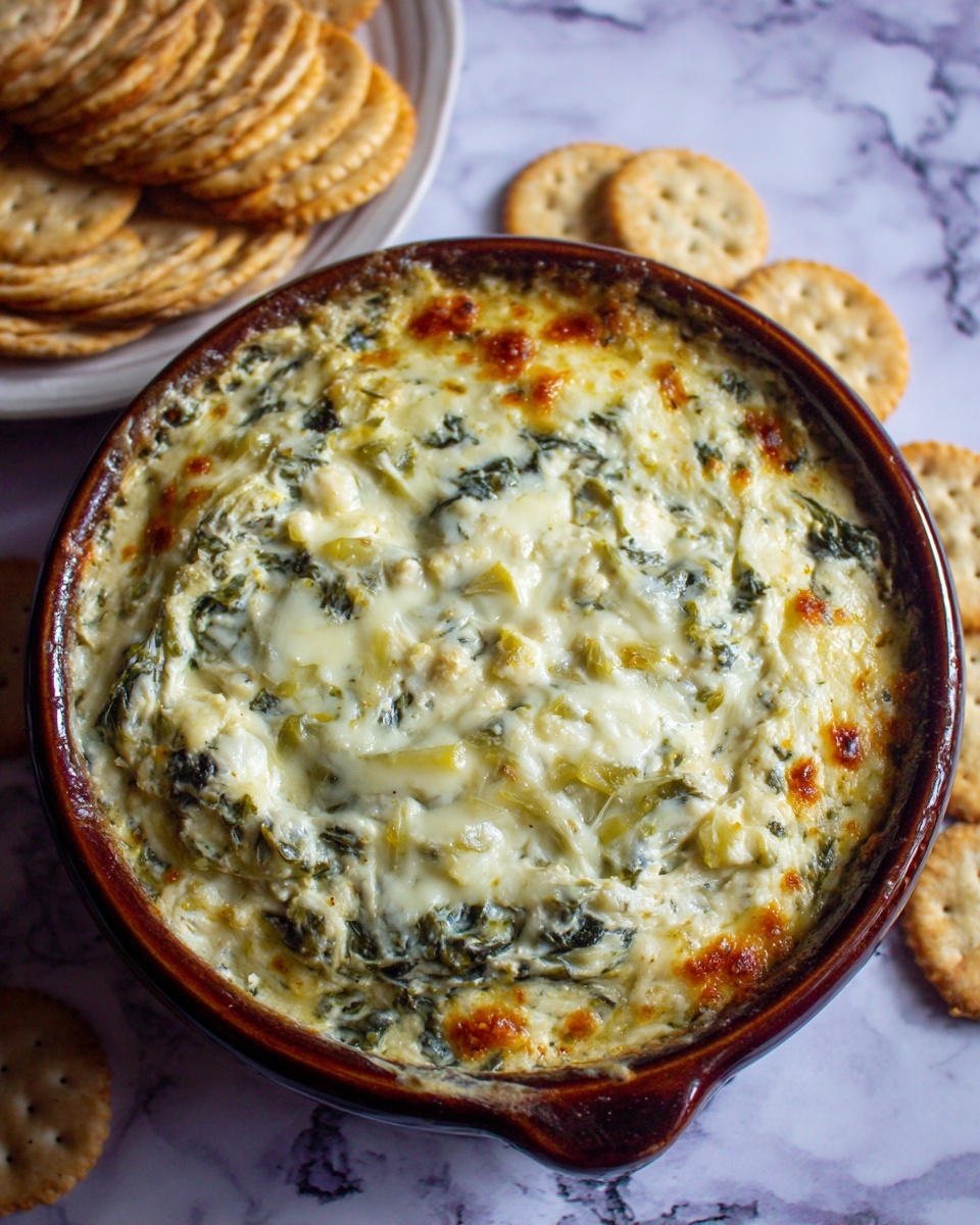 Creamy Spinach and Artichoke Dip Recipe - Recipe Image