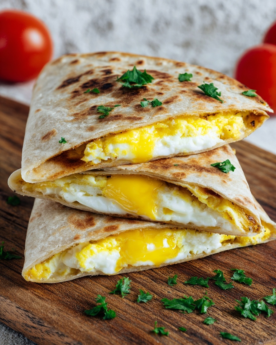 Fried Egg Quesadilla Power Breakfast Recipe - Recipe Image