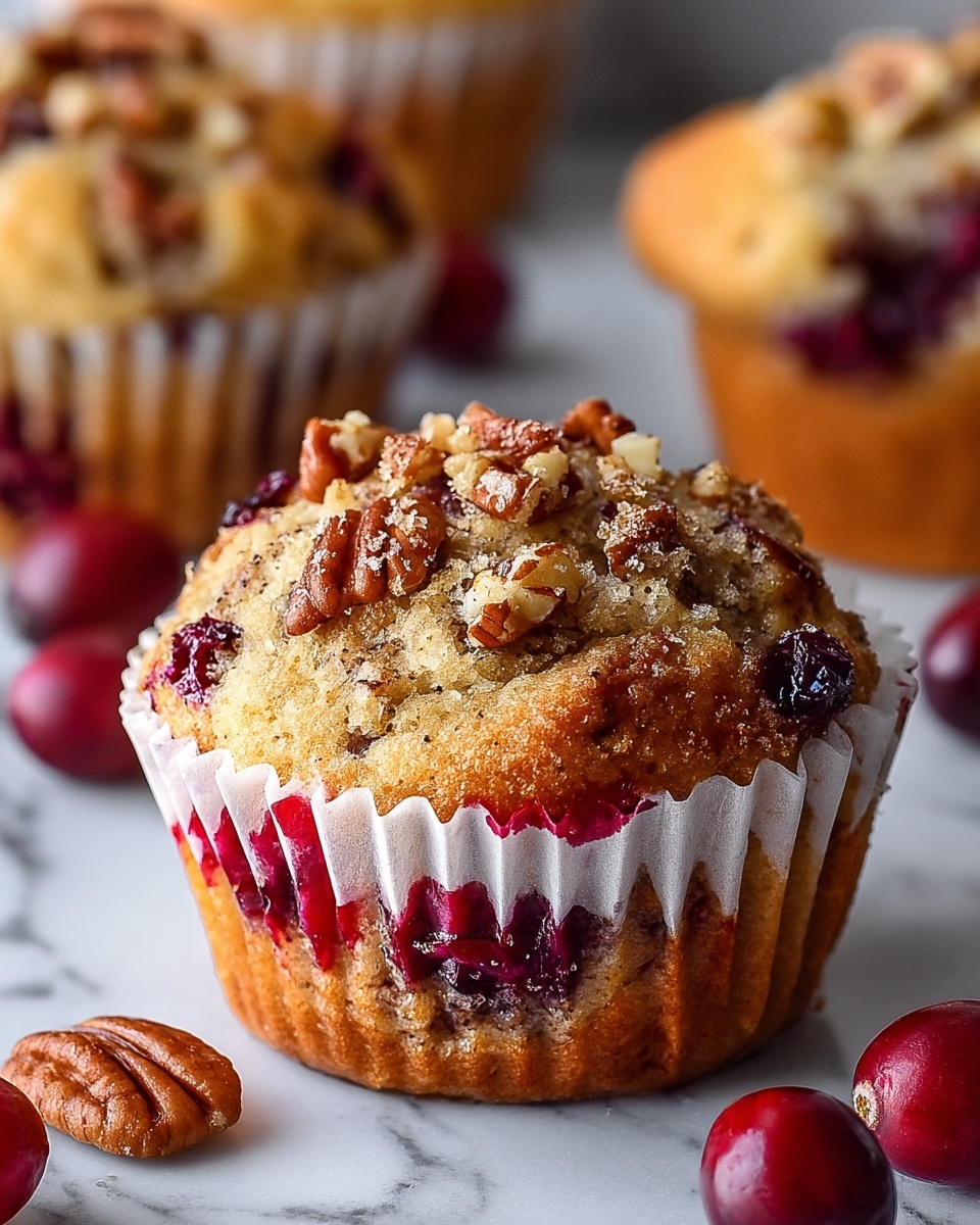 Cranberry, Orange, and Pecan Muffins Recipe - Recipe Image