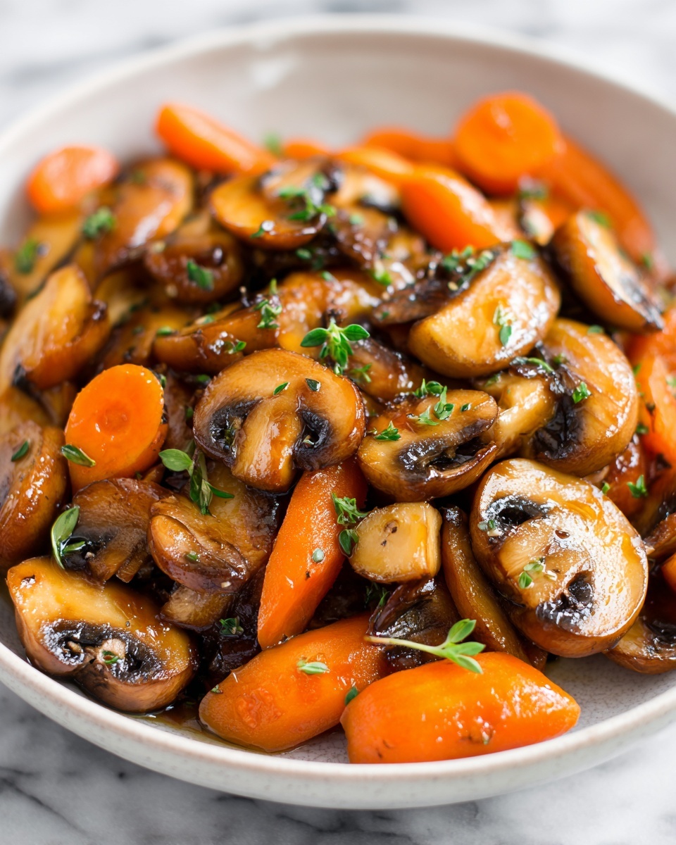 Pickled Shiitake Mushrooms and Carrots Recipe - Recipe Image