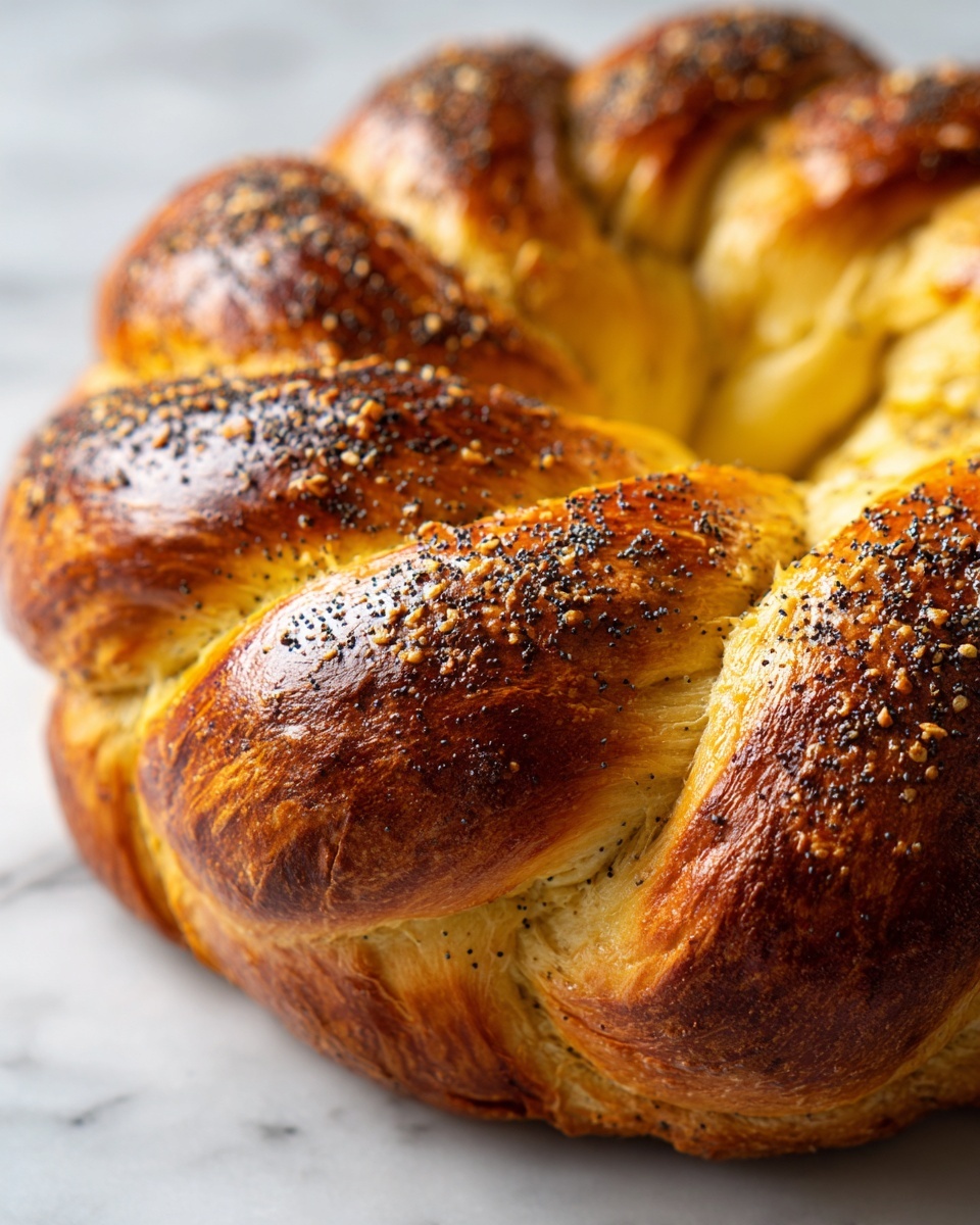 Swirled Chocolate Challah Bread Recipe - Recipe Image