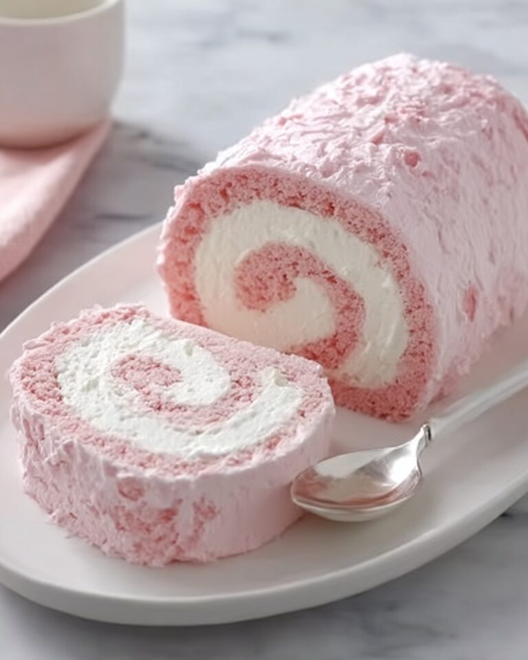 Japanese Cotton Candy Swiss Cake Roll Recipe