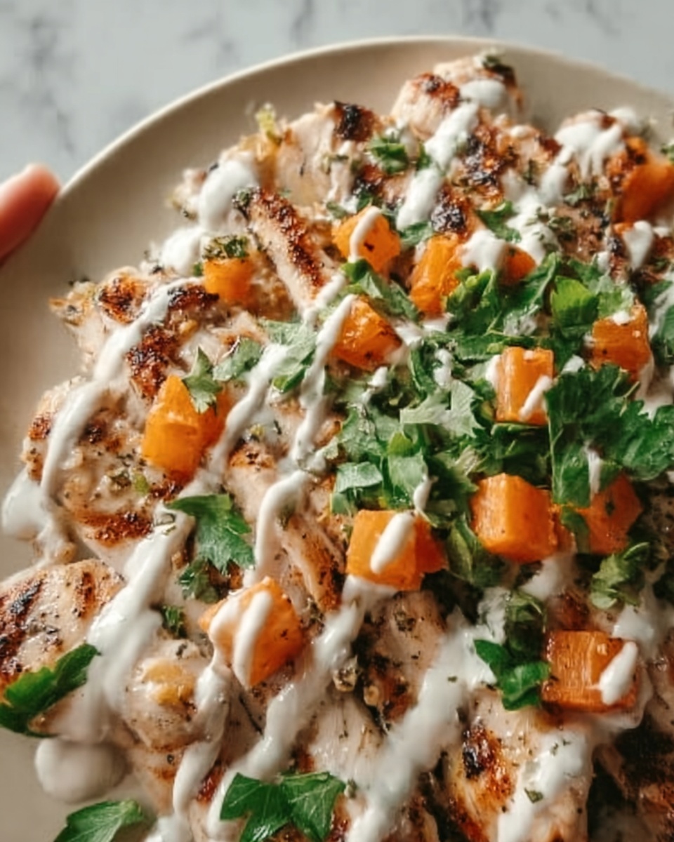 Tandoori Chicken Over Rice Recipe - Recipe Image