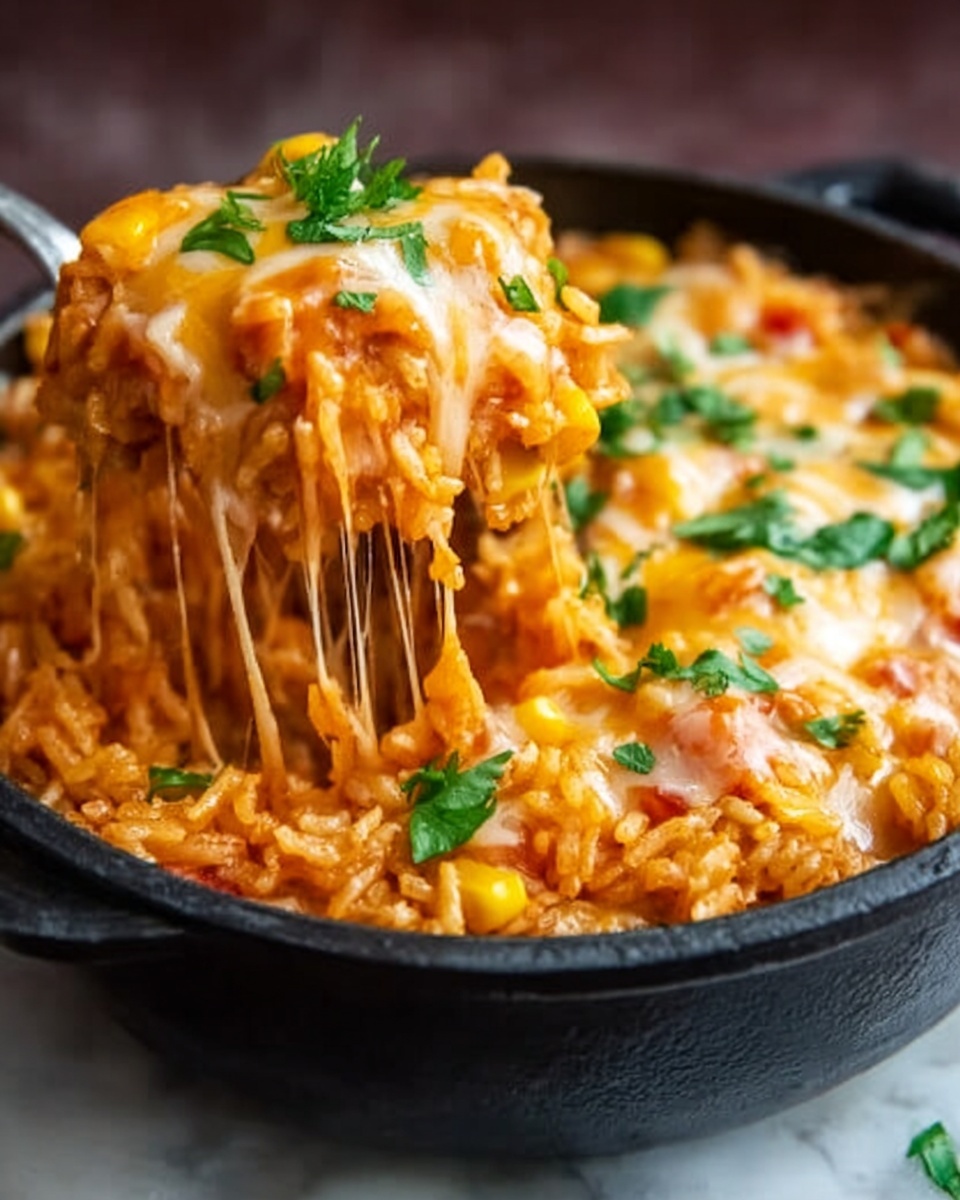 Chicken Enchilada Rice Casserole Recipe - Recipe Image