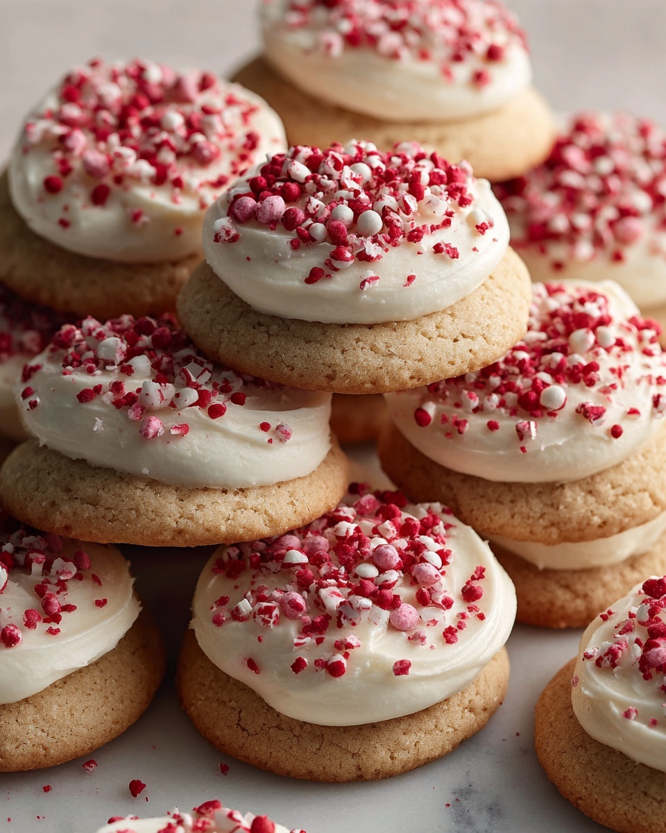 Peppermint Meltaway Cookies Recipe - Recipe Image