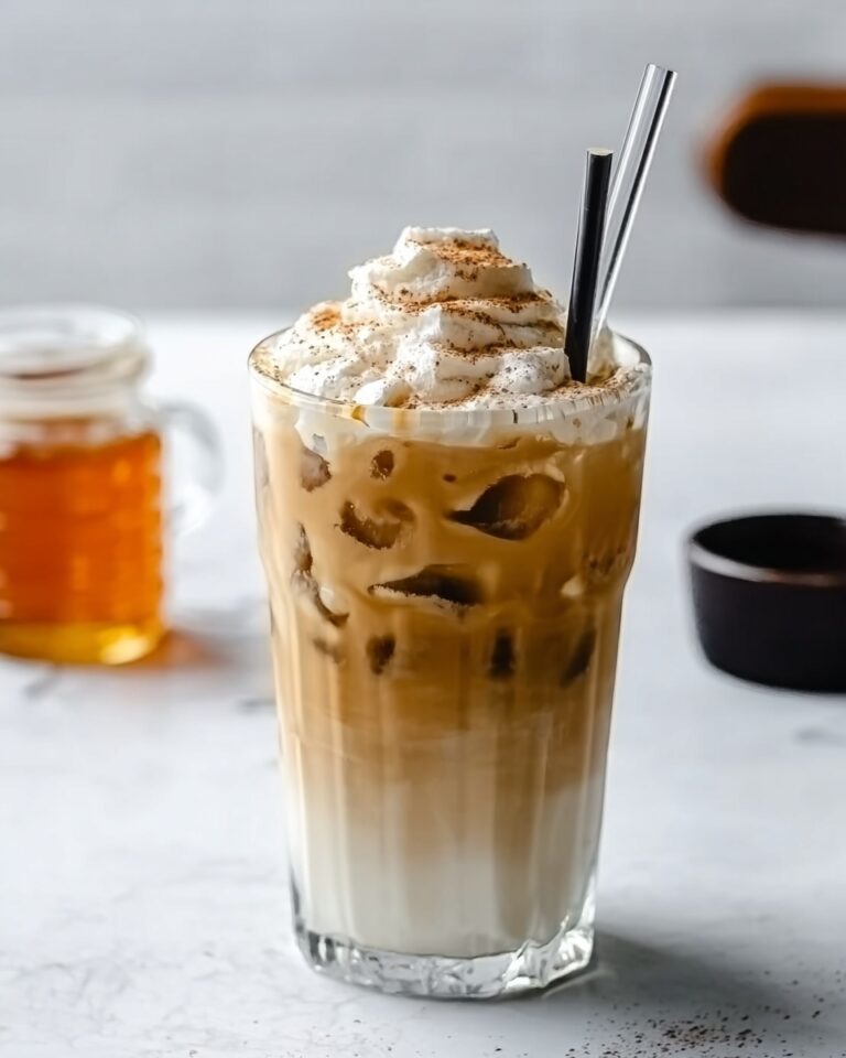 Iced Honey Cinnamon Latte Recipe