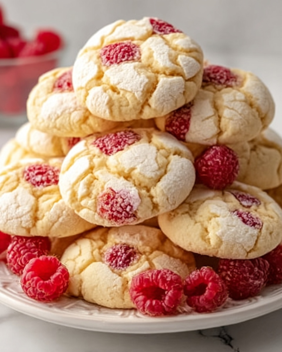 Raspberry Cheesecake Cookies Recipe - Recipe Image