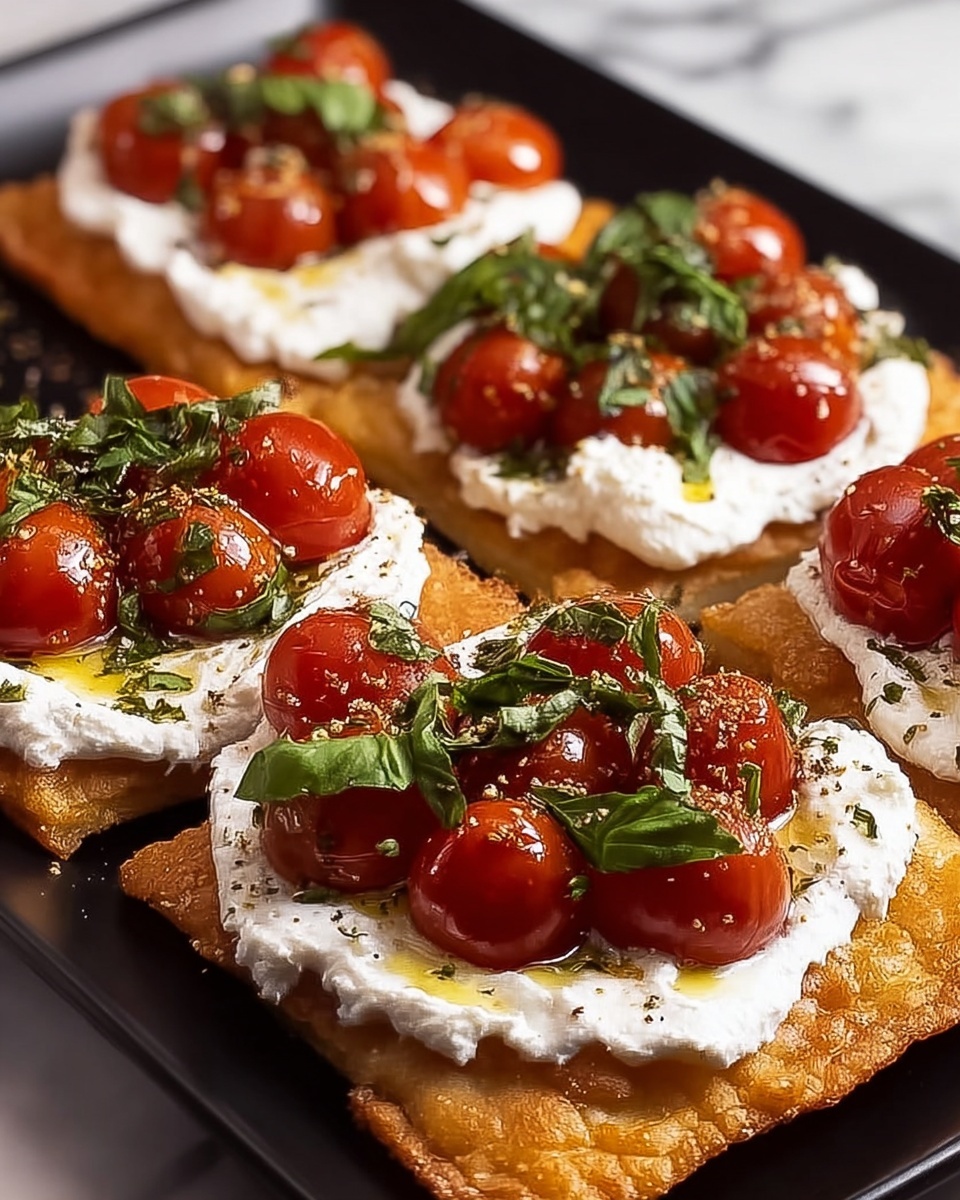 Italian Basil Chicken Cutlets with Tomato and Burrata Topping Recipe - Recipe Image
