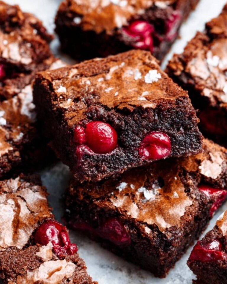 Chocolate Rhubarb Brownies Recipe