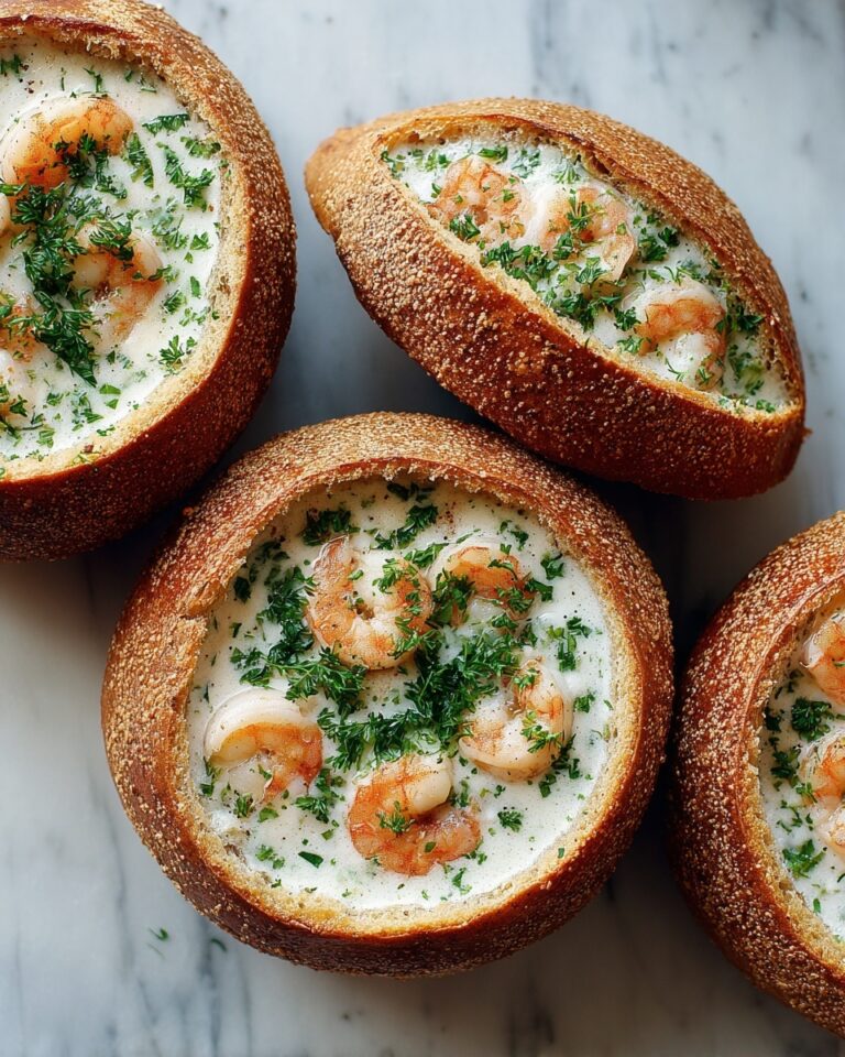 Stuffed Seafood Bread Bowl Recipe
