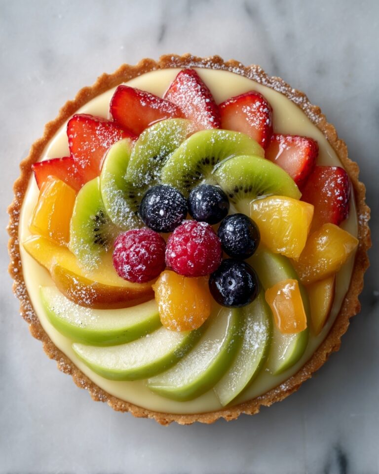 Cinnamon Sugar Cookie Fruit Tart Recipe