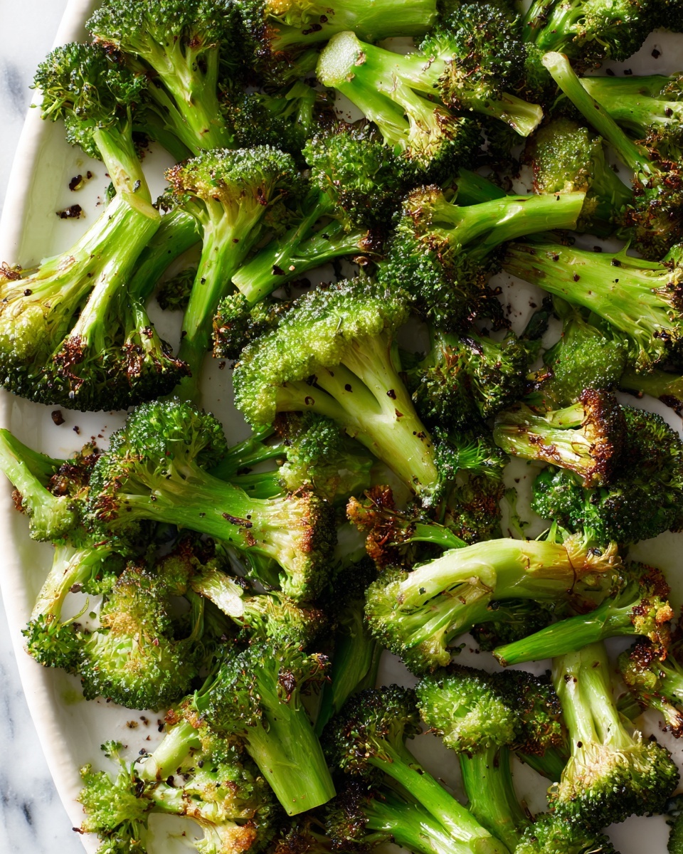 Roasted Broccoli with Garlic and Parmesan Recipe - Recipe Image